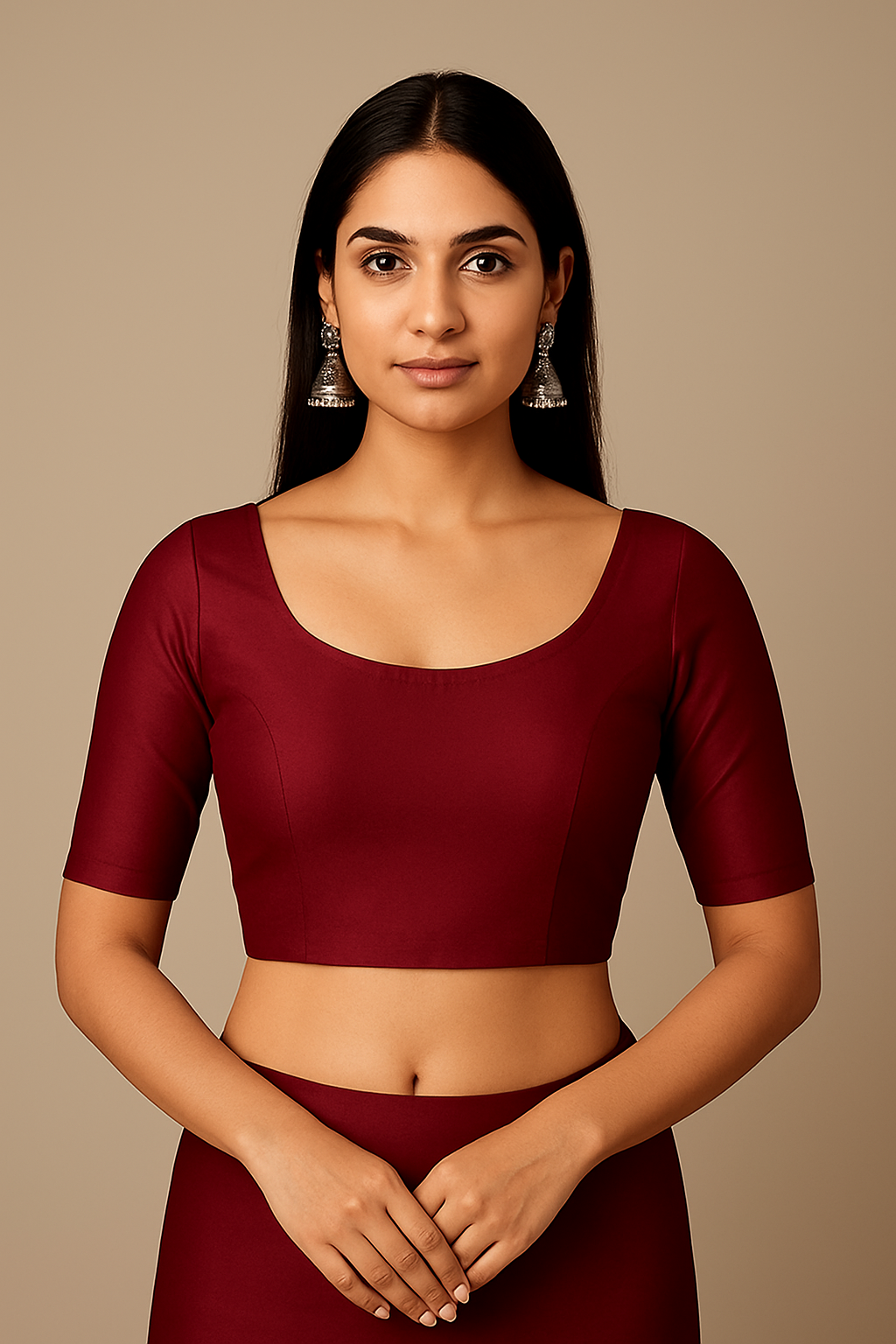 Handcrafted Khadi Cotton Saree with Stitched Blouse