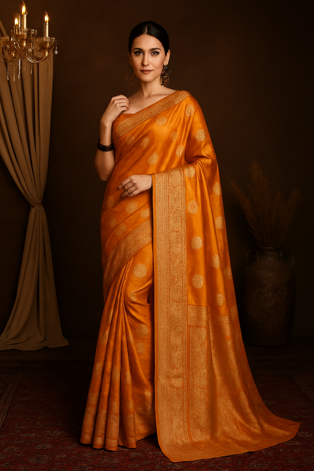 Myra Sensational Organza Saree with Banarasi Silk Blouse