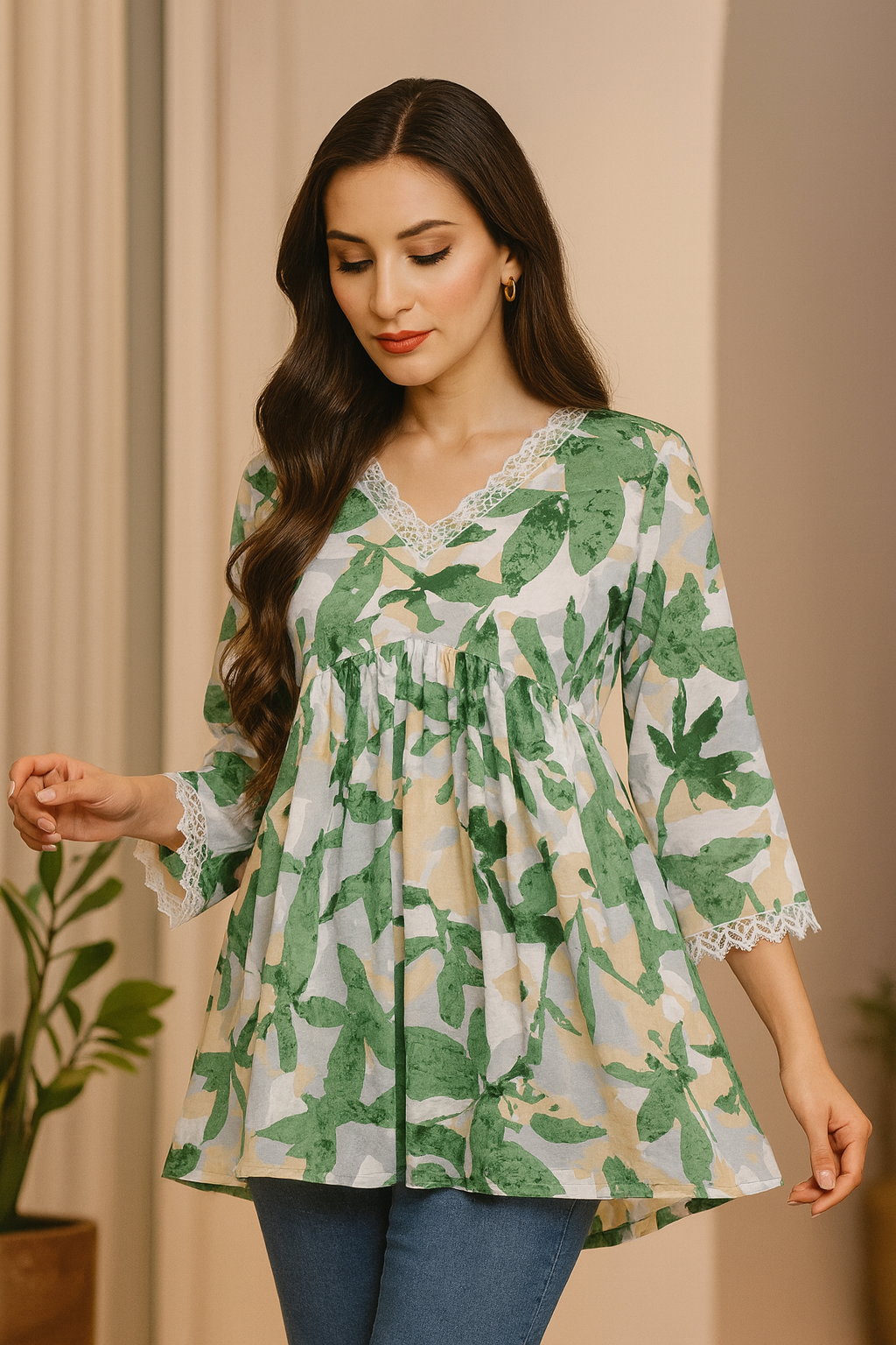 New Stylish Rayon Short Kurti for Women & Girls