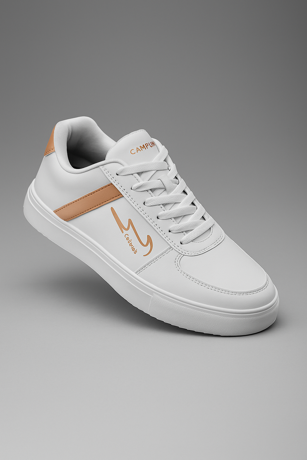 Minimalist White Sneakers for Men – Casual & Sporty