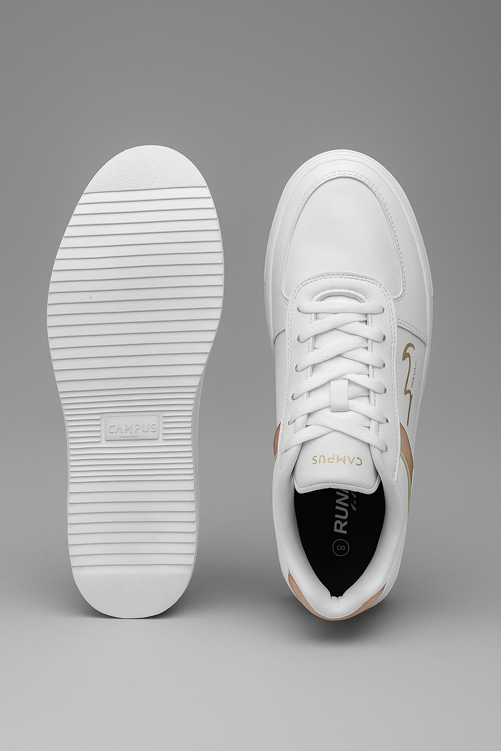 Minimalist White Sneakers for Men – Casual & Sporty