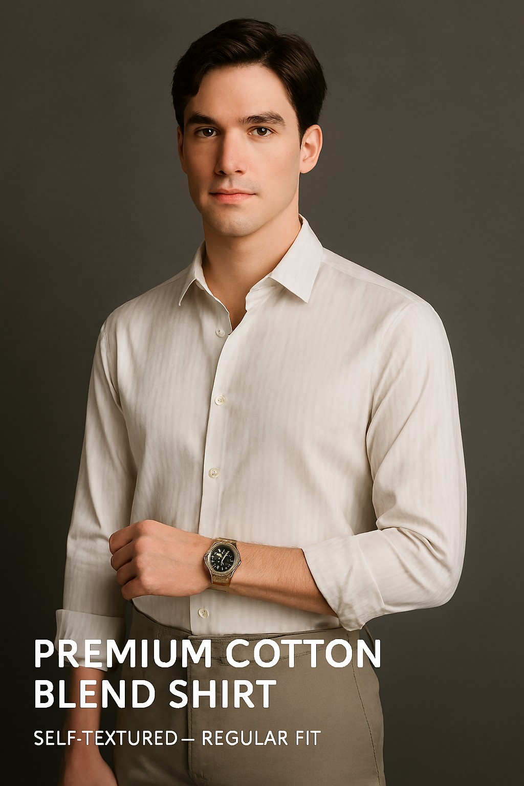 Premium Cotton Blend Men's Shirt