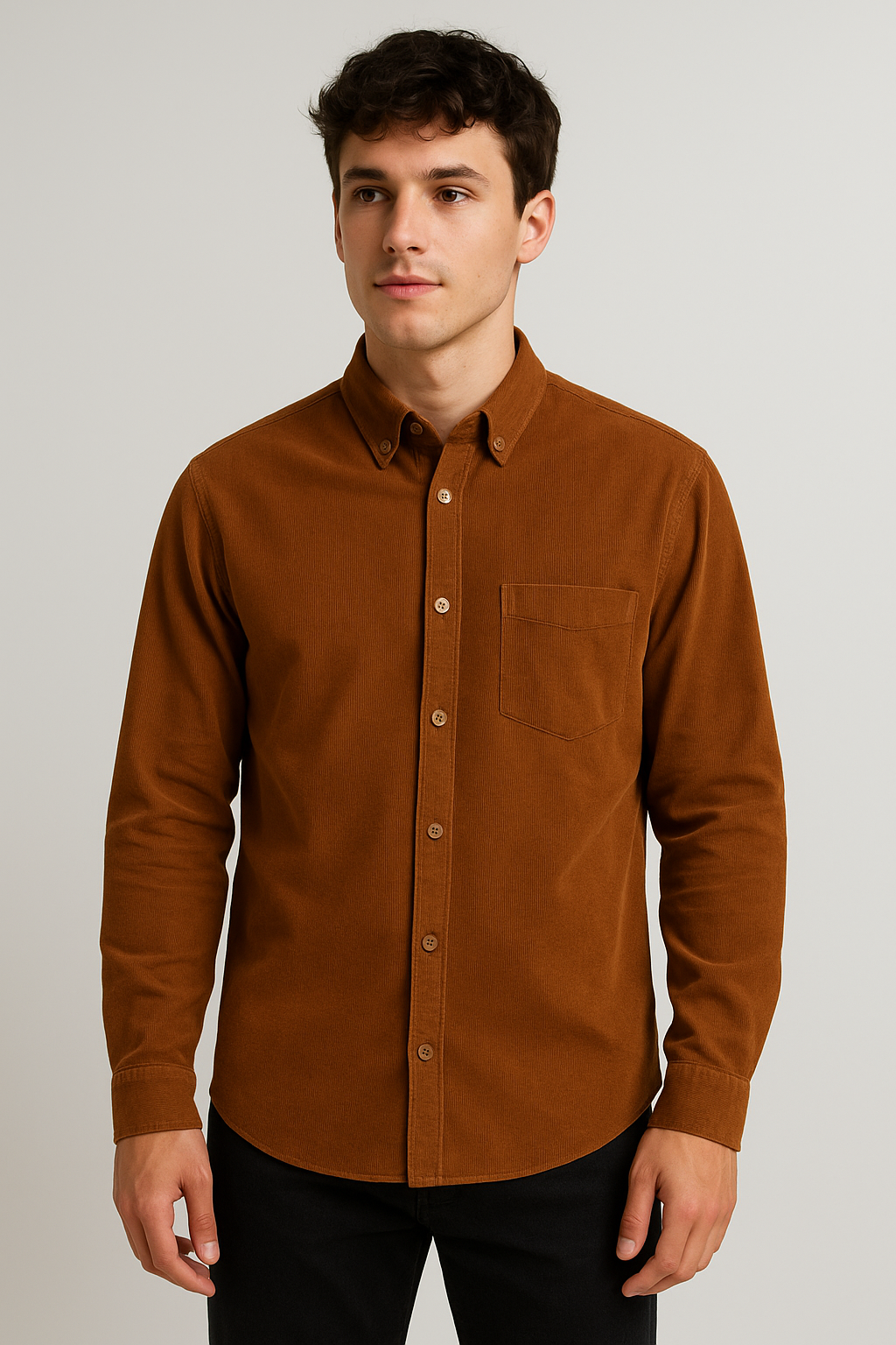 The Heritage Corduroy – Premium Cotton Shirt in Classic Cut