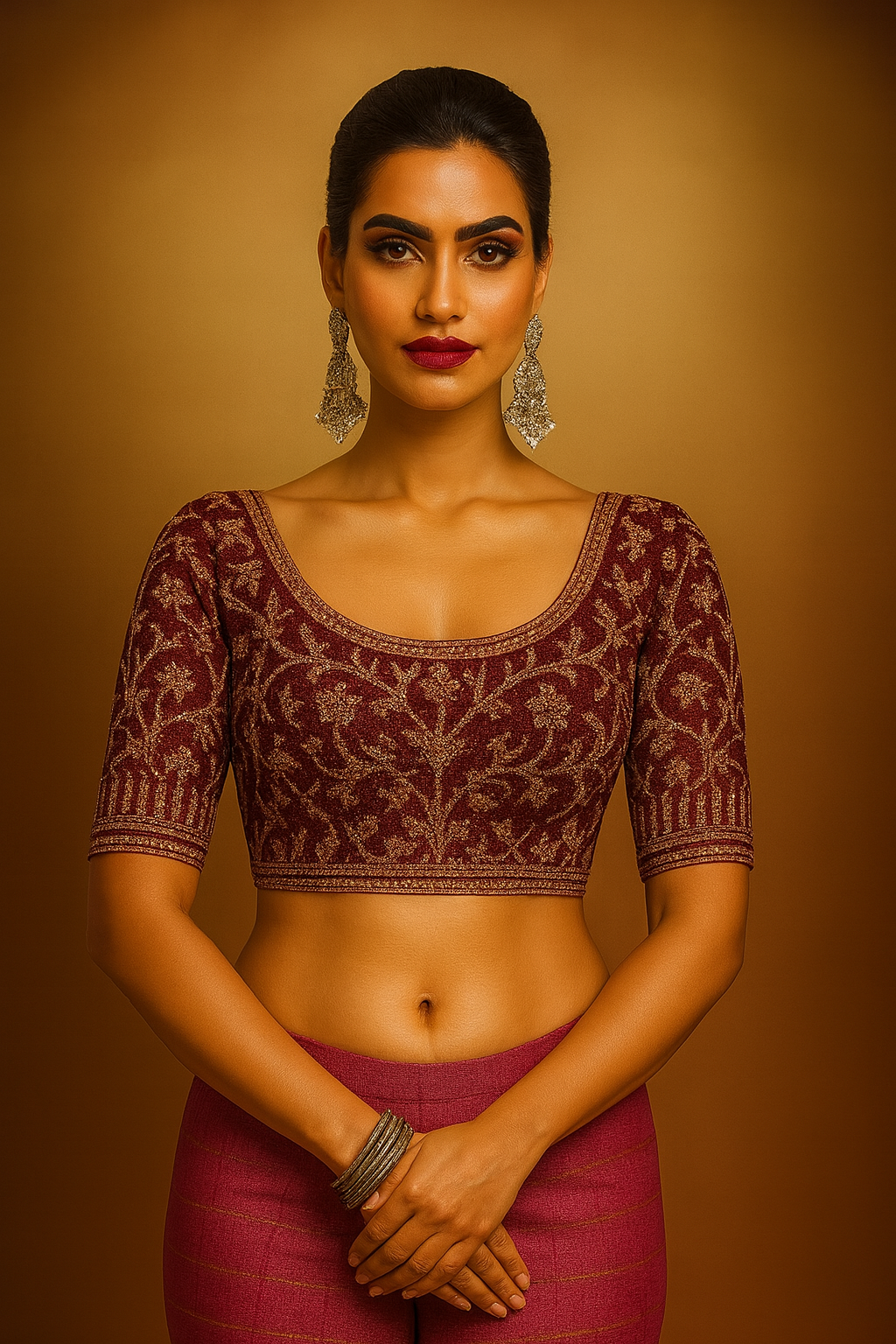 Elegant Pink Pure Georgette Designer Saree with Embroidered Border