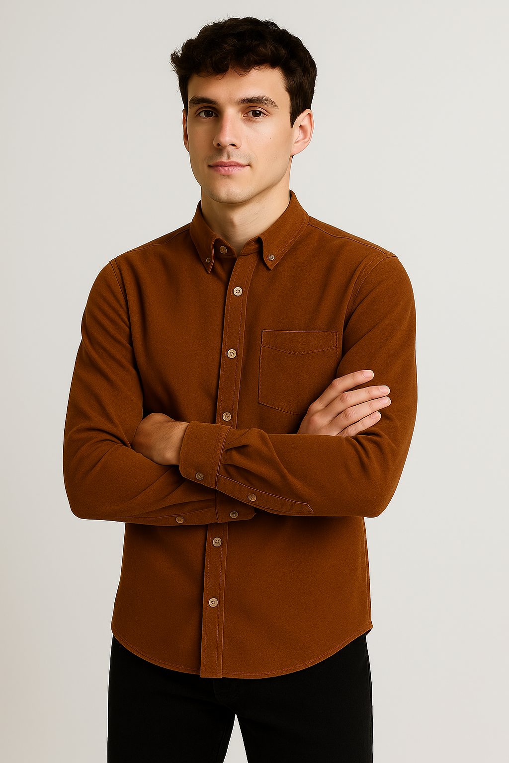 The Heritage Corduroy – Premium Cotton Shirt in Classic Cut