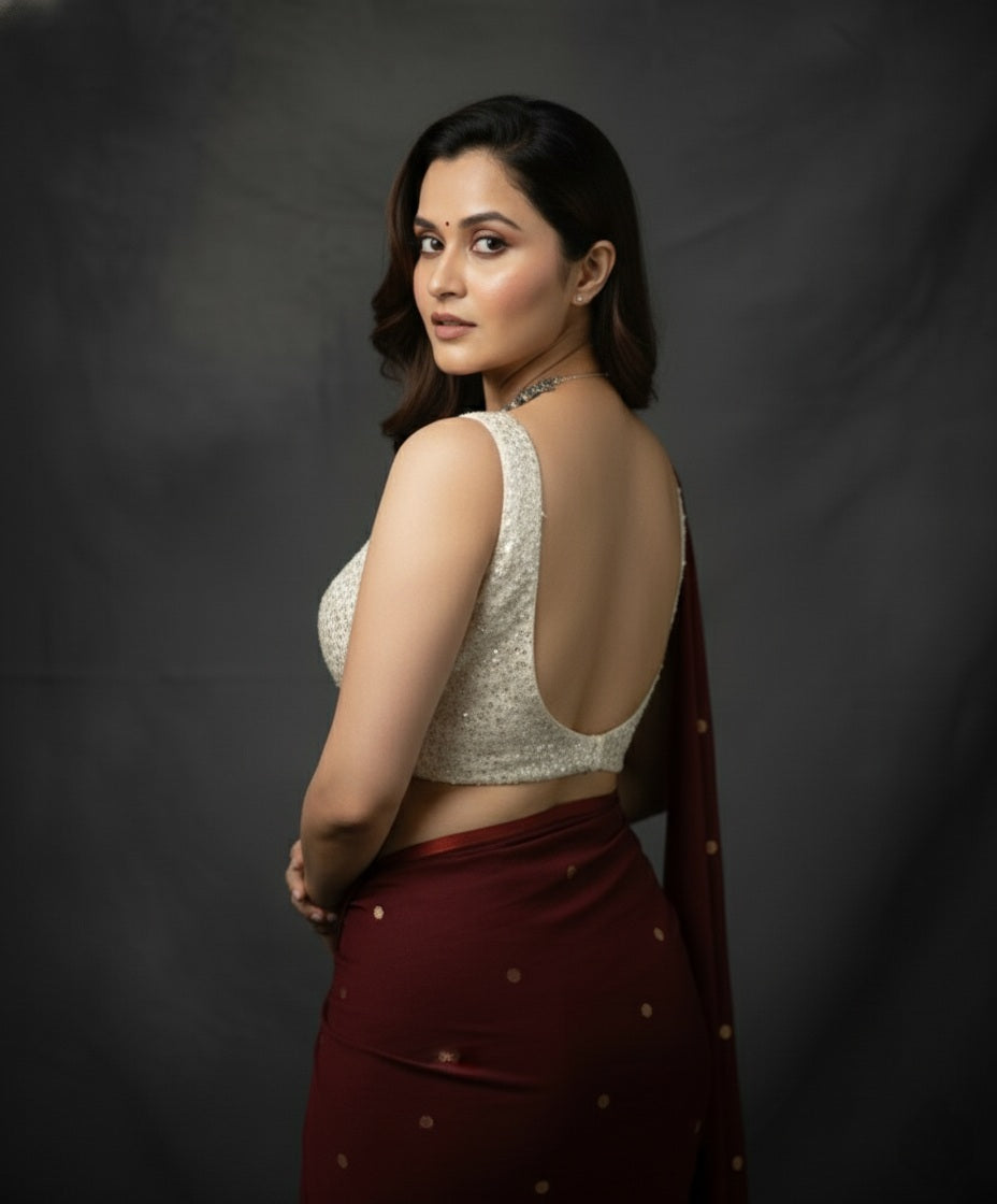 Handcrafted Khadi Cotton Saree