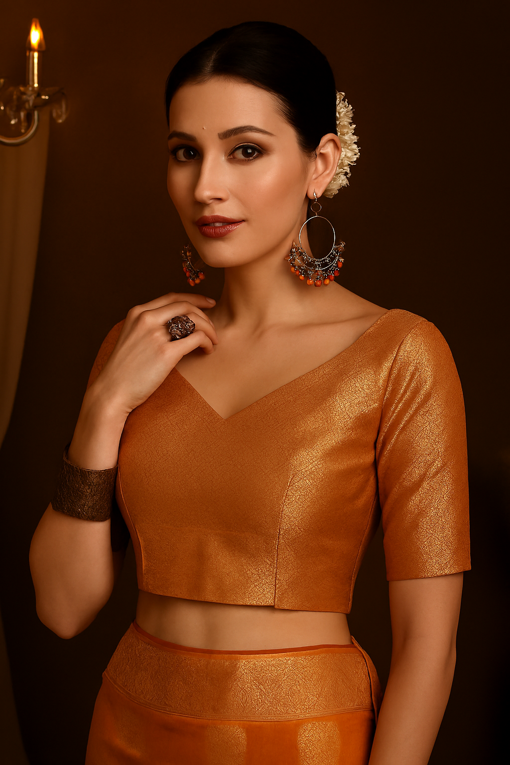 Myra Sensational Organza Saree with Banarasi Silk Blouse