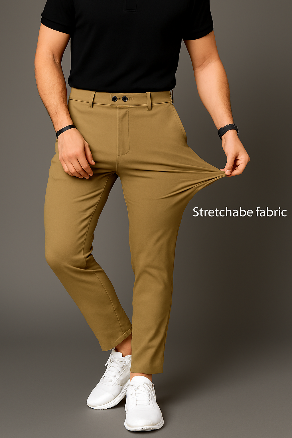 Men’s Premium Stretchable Trouser – Slim Fit | Office & Casual Wear