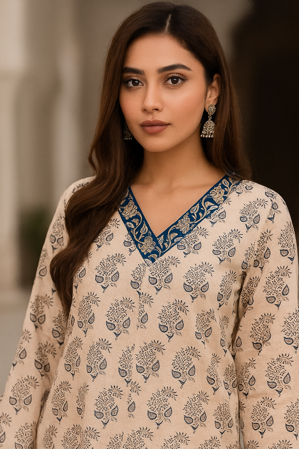 Women's Cotton Printed Short Kurti