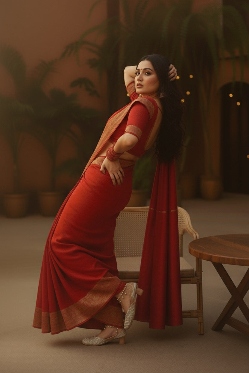 Royal Banarasi Satin Silk Saree for Women