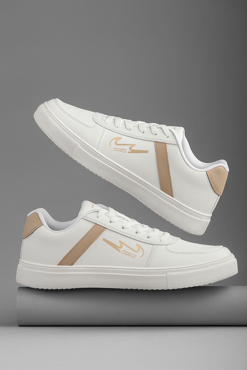 Minimalist White Sneakers for Men – Casual & Sporty