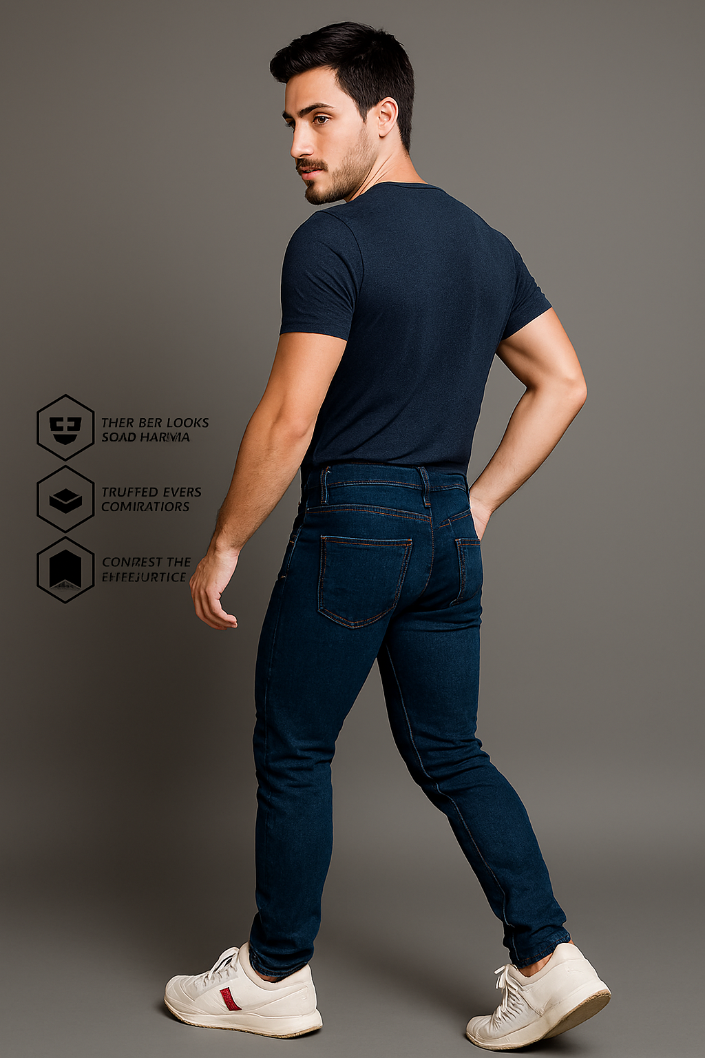 Classic Men’s Denim Jeans – Regular Fit