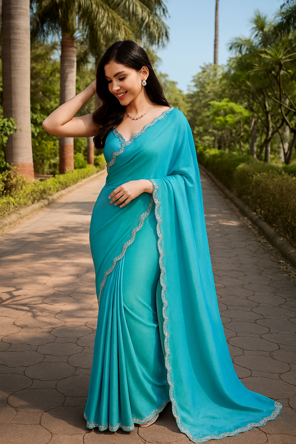 Banita Alluring Satin Silk Saree