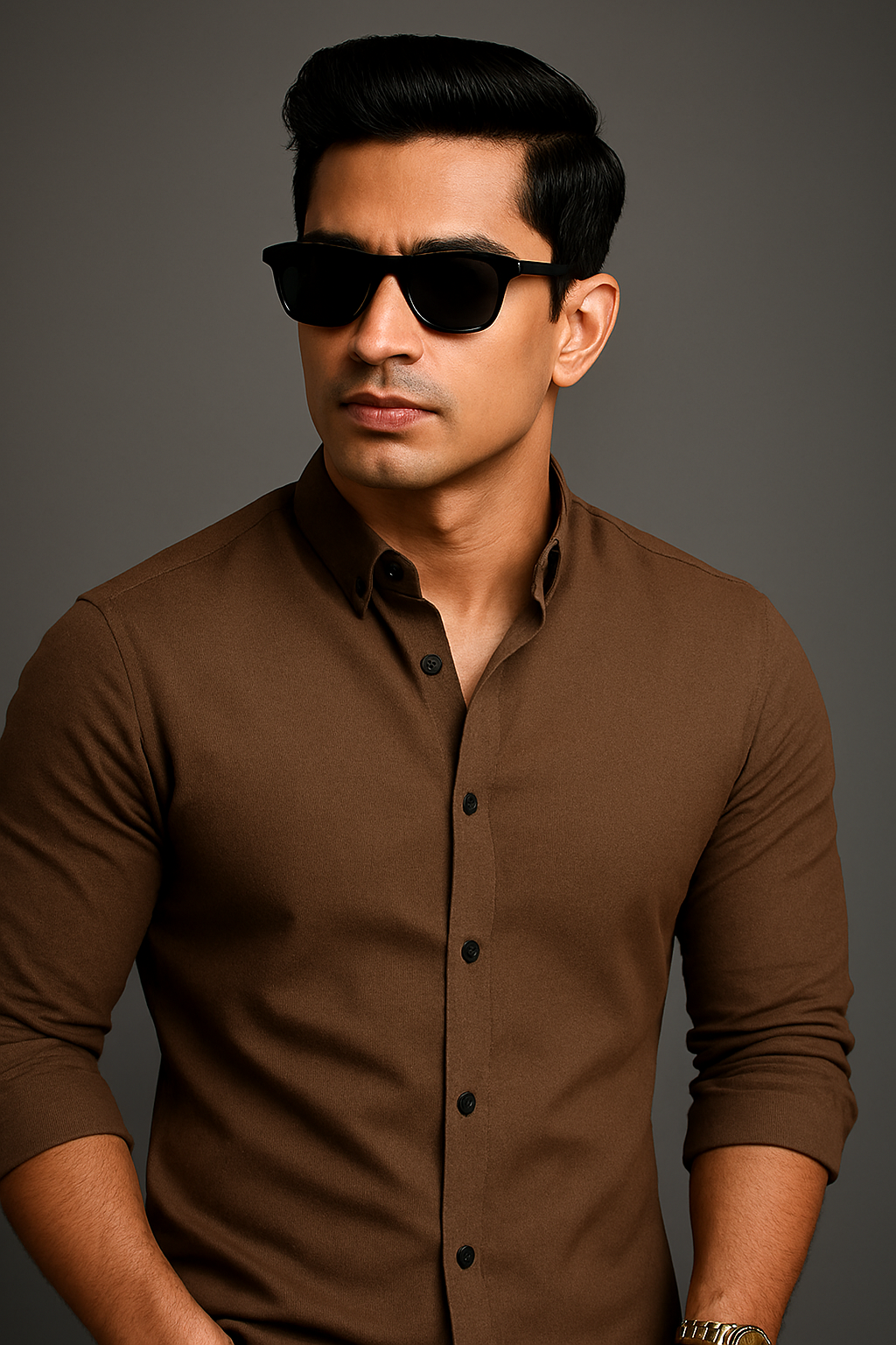 Classic Men’s Cotton-Linen Full Sleeve Shirt – Style Meets Comfort