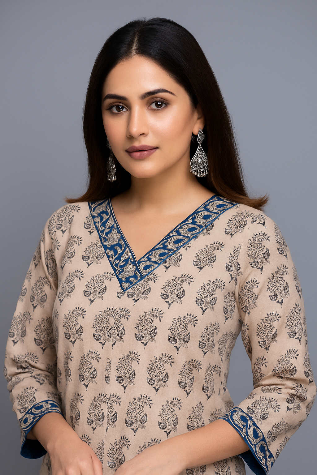 Women's Cotton Printed Short Kurti